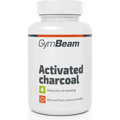 GymBeam Aktívne uhlie 60 kapsúl