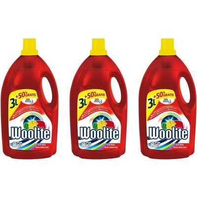 Woolite Color prací gel 3 x 4,5 l