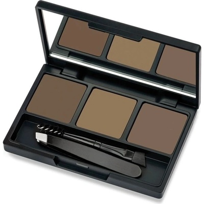 Golden rose Eyebrow Styling Kit sada na úpravu obočí vosk + 2x pudr na obočí 02 Ash 6,7 g