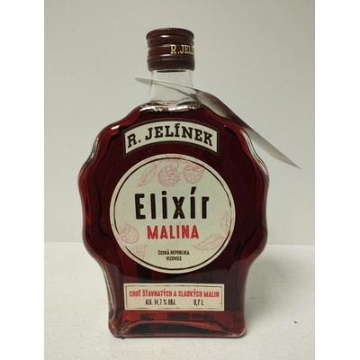 Rudolf Jelínek Elixír z Malin 14,7% 0,7 l (holá láhev)