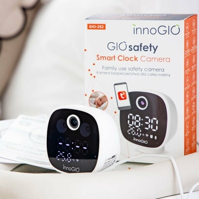 innoGIO Domácí Smart Wi-fi kamera GIOsafety Clock