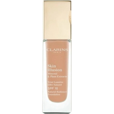 Clarins skin Illusion Natural Radiance Foundation make-up pro přirozeně zářivý vzhled SPF10 112 Amber 30 ml