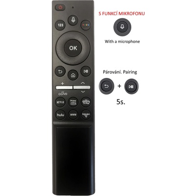 Dálkový ovladač Emerx Samsung SMART Bluetooth netflix, prime video, Samsung tv, hulu – Hledejceny.cz