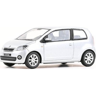 Abrex škoda Citigo 3dveřové 2011 Stříbrná Brilliant Metalíza 1:43