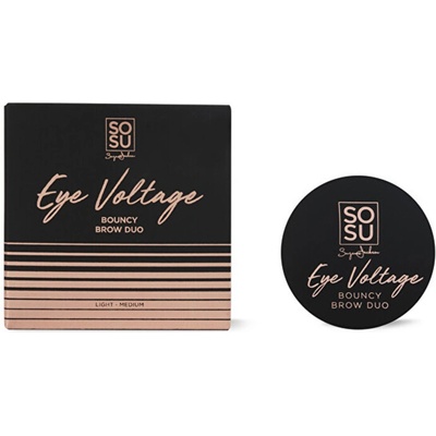 Sosu cosmetics Bouncy Brow stíny na obočí light/medium 32 g