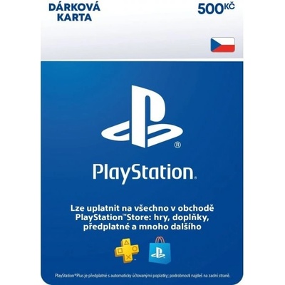PlayStation predplatená karta 500 Kč