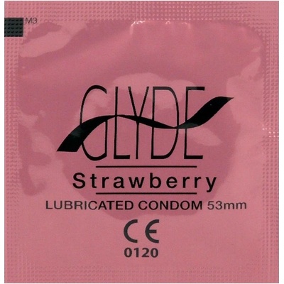 Glyde Slimfit Strawberry Premium Vegan Condoms 10 ks