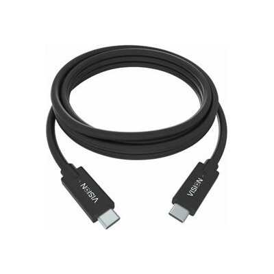 Vision TC 1MUSBC/BL Professional - USB - USB-C (M) do USB-C (M) - USB 3.1 Gen 2 / Thunderbolt 3 - 3 A - 1 TC