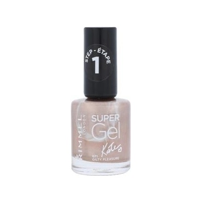 Rimmel London Super gel By Kate barevný gelový lak 071 Guilty Pleasure 12 ml