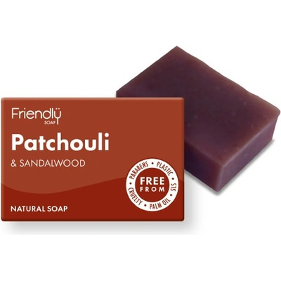 Friendly Soap prírodné mydlo pačuli a santalové drevo 95 g