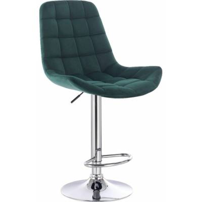 LuxuryForm Design Paris Velur na striebornom tanieri / zelená