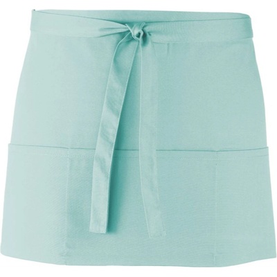 Premier Zástěra Colours PR 155 do pasu s kapsou krátká COT-39015502299 Aqua