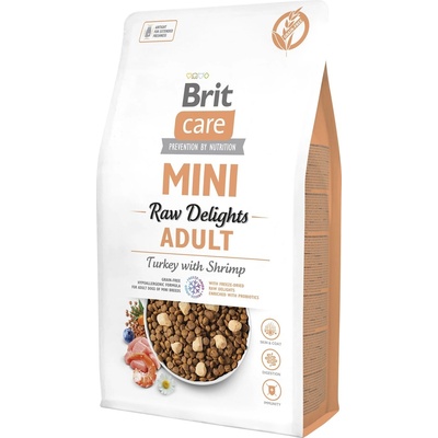 Brit Care Mini Raw Delights Adult Turkey with Shrimp 2 kg – Hledejceny.cz