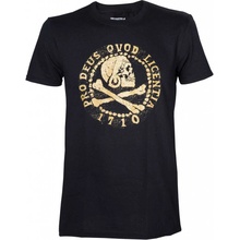 Uncharted 4 Skull Logo Gold