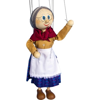 Mašek umělecká výroba loutka Babička 35 cm