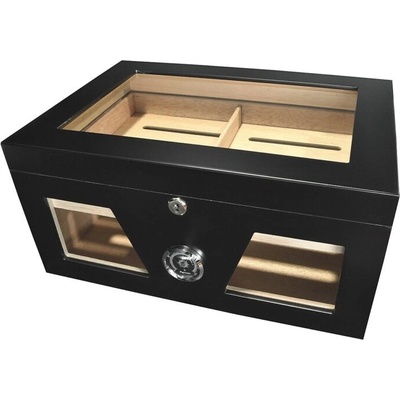 Humidor na doutníky Black, 38x26x18cm