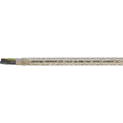 Helu Y-CY-JZ 16225-1000 riadiaci kábel 4 G 0.75 mm² 1000m priehľadná