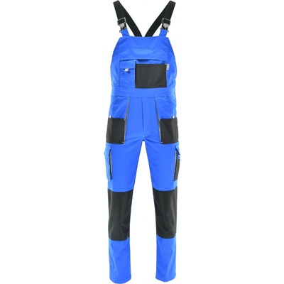 Sara Workwear pracovní kalhoty s laclem ROCKY modré