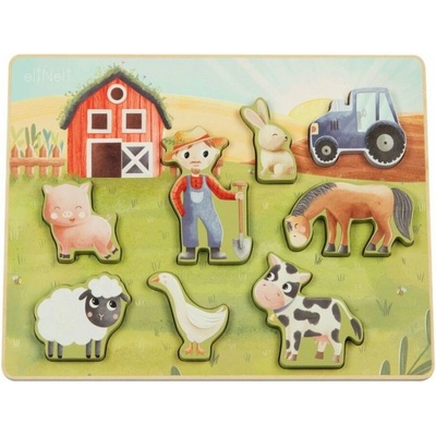 eliNeli dotykové vkládací puzzle pro děti Farma – Hledejceny.cz