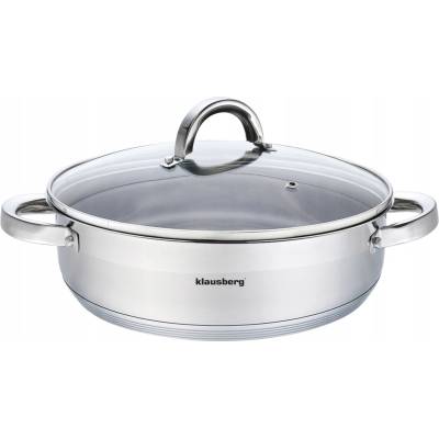 Klausberg Hrnec hrnec 3,5 l nerezová ocel 24 cm s víkem