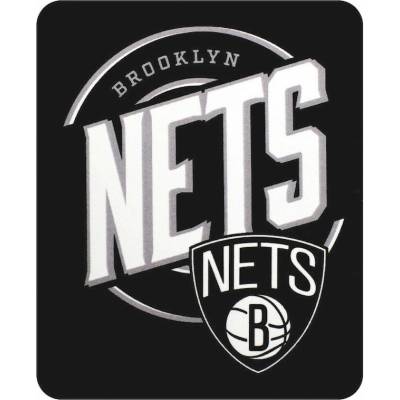 Great Branding Deka Brooklyn Nets NBA Campaign Fleece Throw 127x152