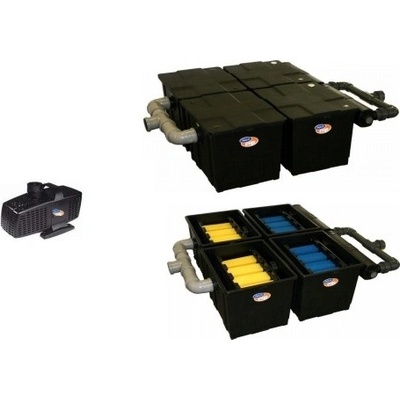Aquacup jezírkový filtrační set - Omega 4 CUV 236 x 2 + čerpadlo BOSS 12000 – Hledejceny.cz