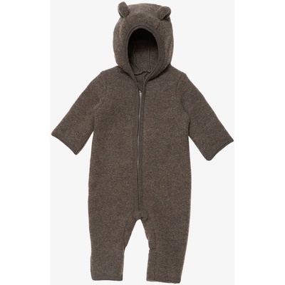 HUTTELiHUT Merino overal s oušky Cocoa Brown