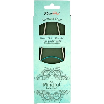KnitPro Mindful kruhové ihlice 60cm 3mm