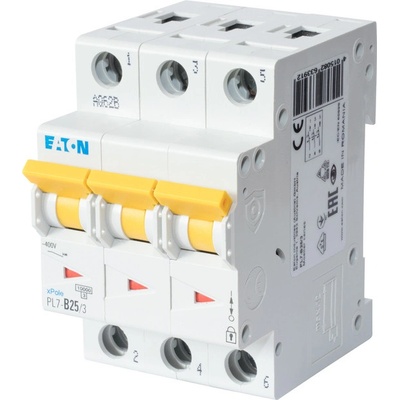Eaton PL7-C1/3 3P 1A C 10kA