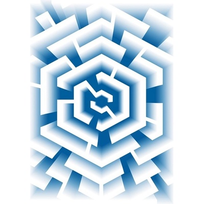 Preinterier Fototapeta panel - PL0445 - 3D - Labyrint – modrý vlies - 206cm x 275cm