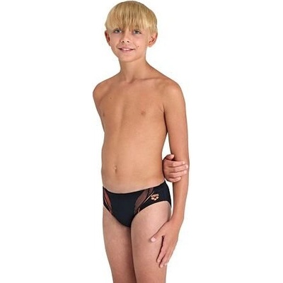 Arena Performance Boys' Graphic Swim Briefs Chlapecké plavky black