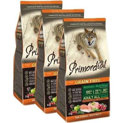 Primordial GF Adult Chicken Salmon 3 x 12 kg