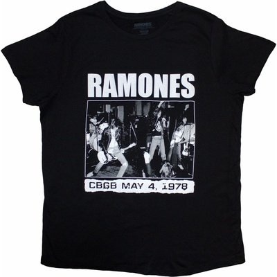 Ramones tričko CBGB 1978 Čierna
