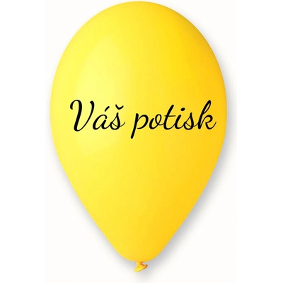 Personal Svet balonku Balónek s textem Žlutý 26 cm