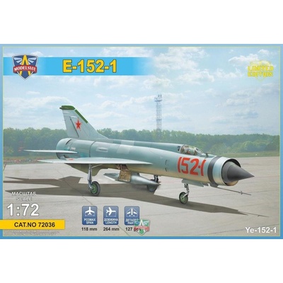 ModelSvit Ye 152 1 experimental supersonic interceptor 1:72