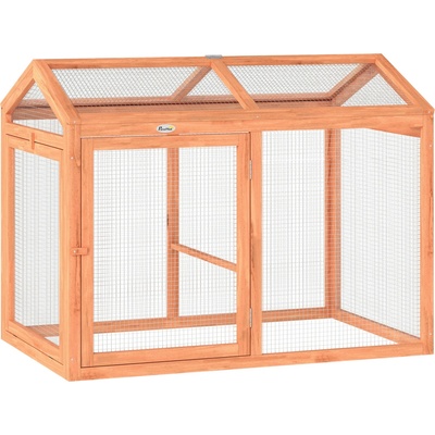 MM Handel Kurník PawHut 104 x 70,5 x 84 cm oranžový