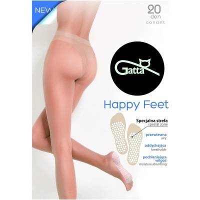 Gatta Happy Feet 20 DEN light béžové