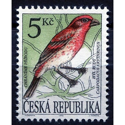 Česká pošta (1994) č. 50 ** - ČR - Ptáci - VV - posun barvy