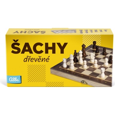 Šach - drevené figúrky - Albi