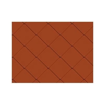 Eternit Dakora hladká 40 x 40 cm francouzské krytí červená