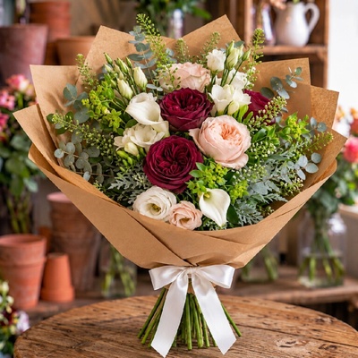 levandule-online.cz Kytice Amélie Velikost kytice: Velká L - průměr 45 cm - Pro velké okamžiky, Dárek ke kytici: Nechci dárek – Hledejceny.cz