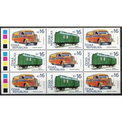 Česká pošta (2017) Pof. 916 - 917 ** - Česká republika - Historická vozidla (5)