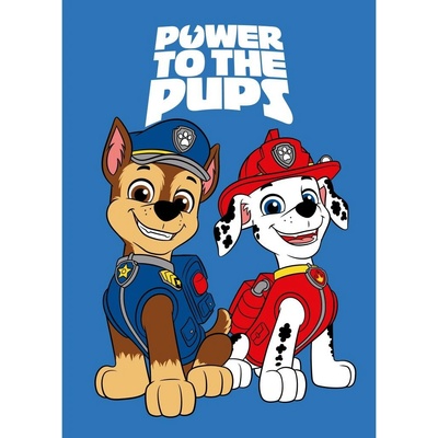 Jerry Fabrics Detská fleecová deka Paw Patrol Power Pups