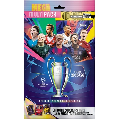 Topps Champions League stickers 2025 2026 mega multipack