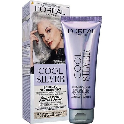 LOREAL COOL SILVER BARVA NA VLASY PERLEŤOVÁ BÍLÁ