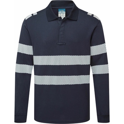 Portwest FR733 PW3 Modaflame Knit FR tričko s dlhým rukávom Námornícka modrá XXXL