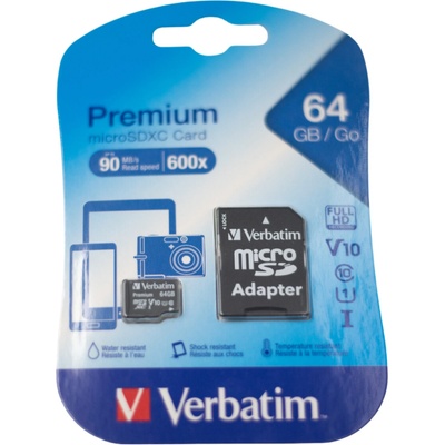 Verbatim microSDXC 64GB UHS-I U1 DF-44084