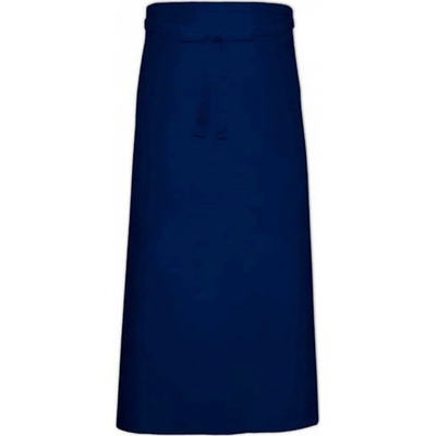 Link Kitchen Wear Francouzská keprová zástěra XXL 100 x 140 cm modrá námořní, 100 x 140 cm X1140