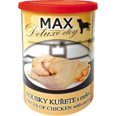 Sokol Falco Max Deluxe Dog Adult kúsky kurčaťa s mrkvou 400 g
