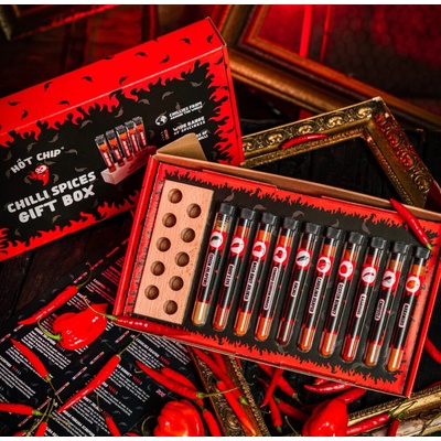 Herbi Darčekový set čili korenia, 10 × 10 g + stojanček